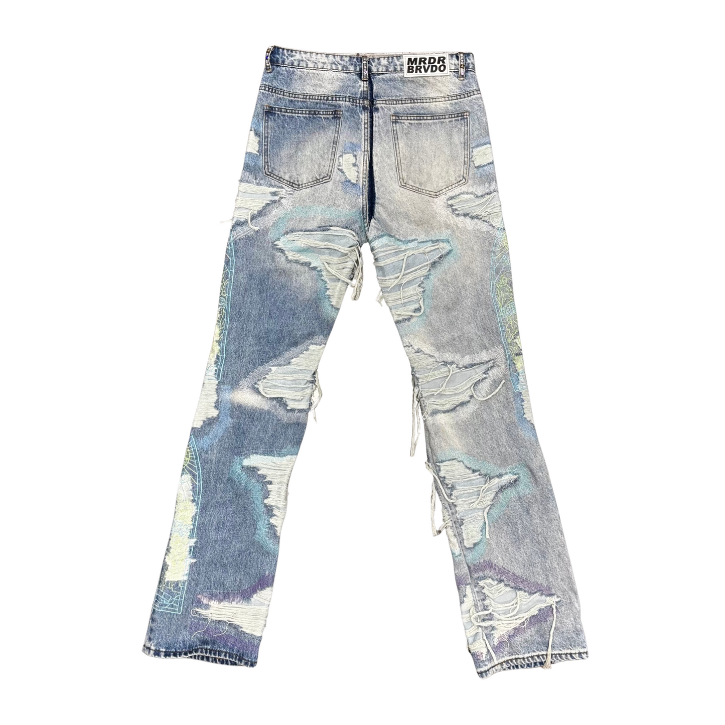 Used Who Decides War Distressed Jeans - Sz 32