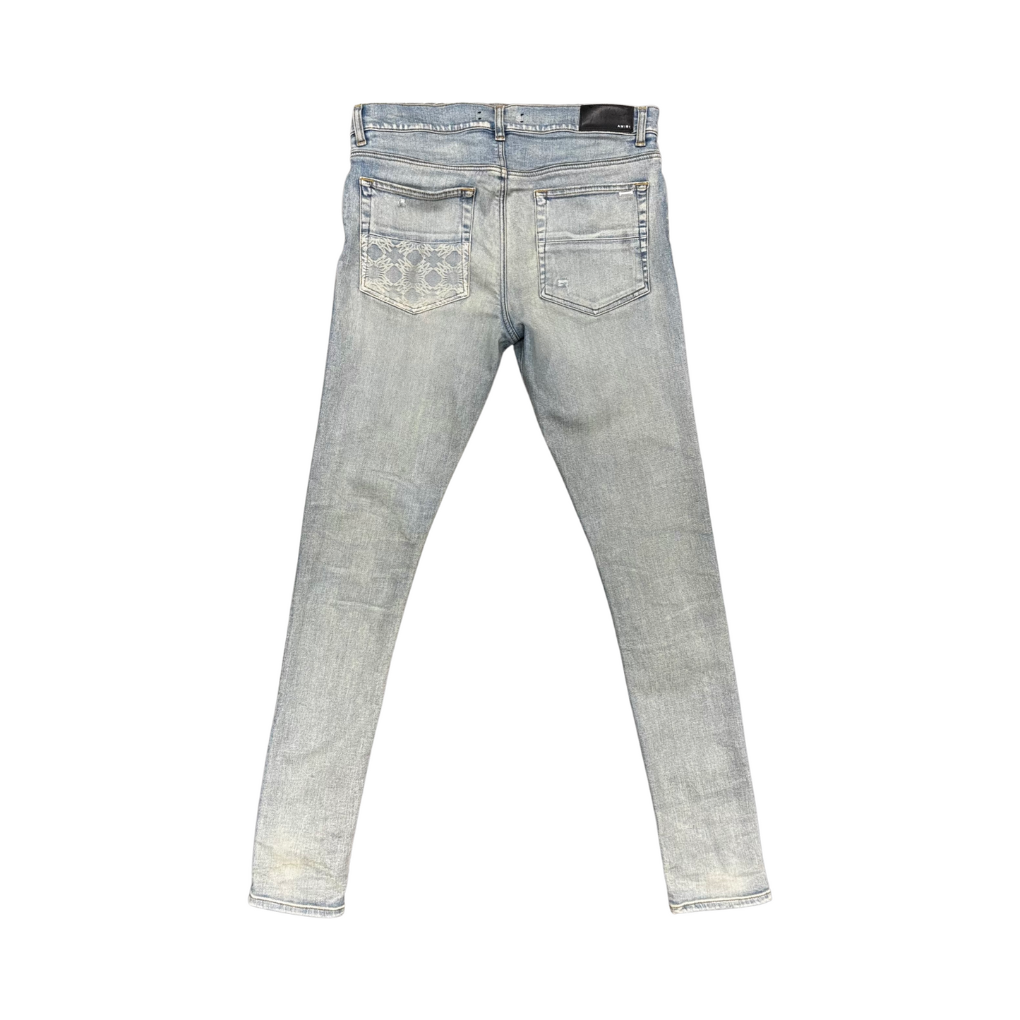 Used Amiri Embroidered Pocket Jeans - Sz 32