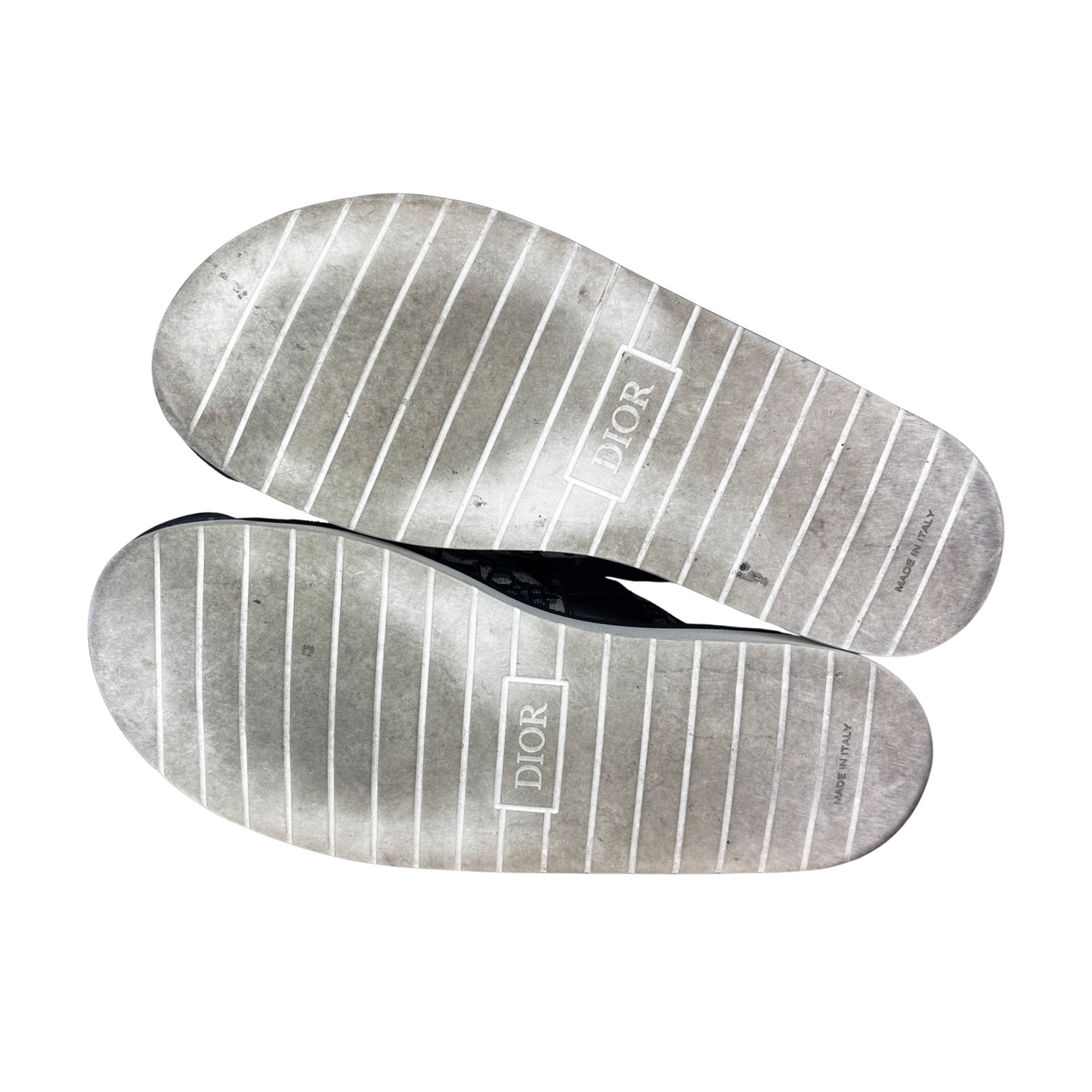 Used Christian Dior Sandals Oblique Jacquard Canvas - Sz 46