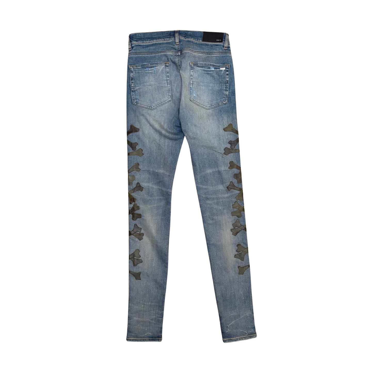 Amiri MX1 Camo Bone Denim Jeans - Sz 30