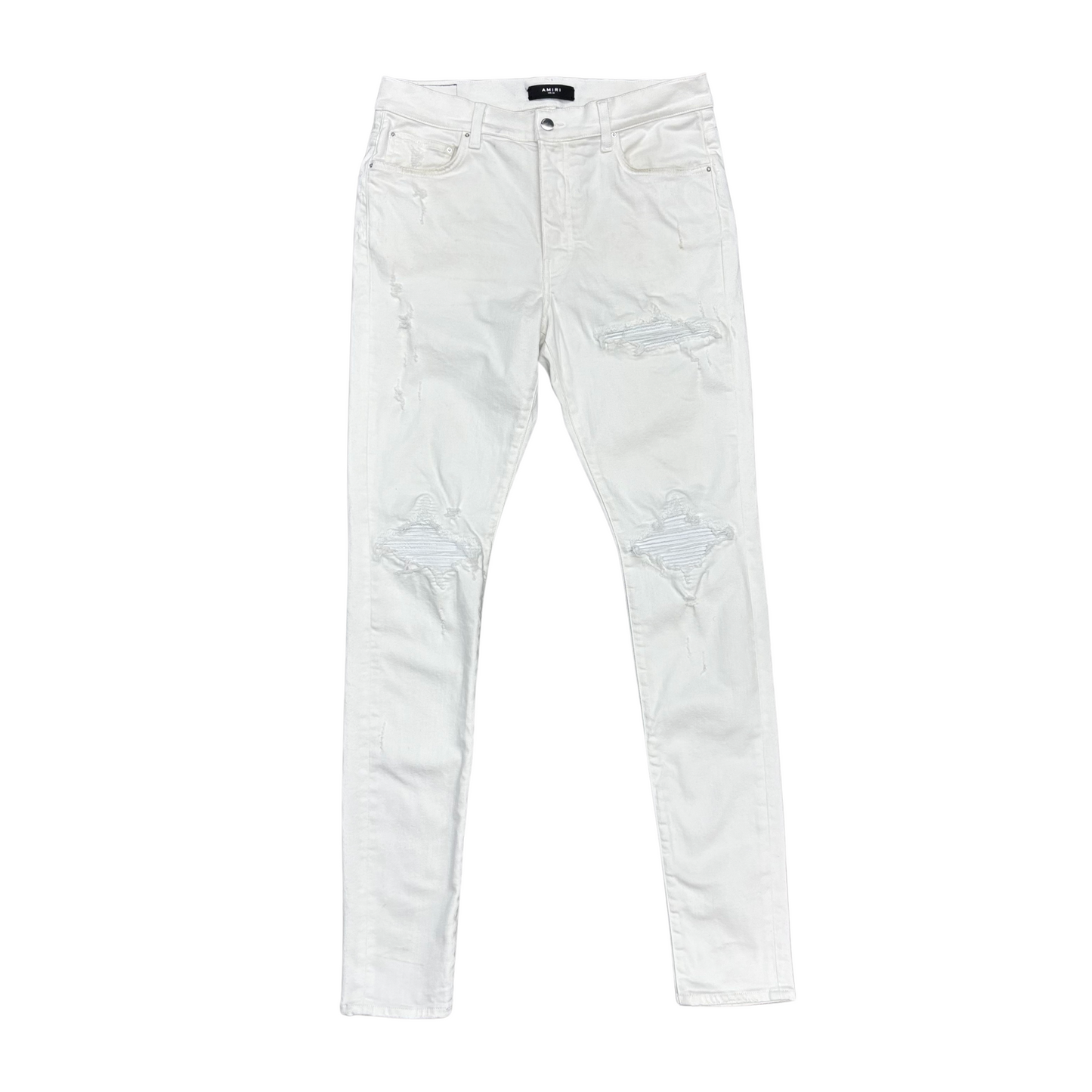 Used Amiri White MX1 Denim Jeans - Sz 36