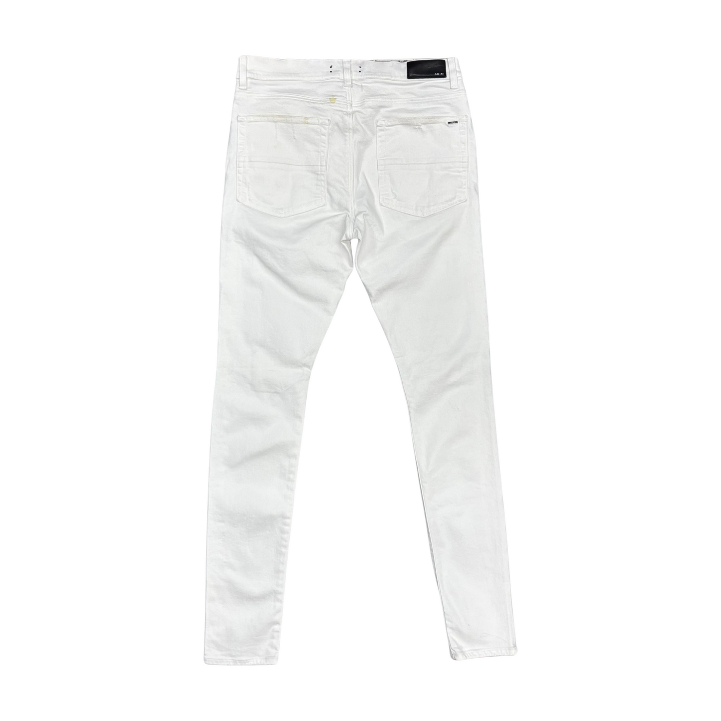 Used Amiri White MX1 Denim Jeans - Sz 36