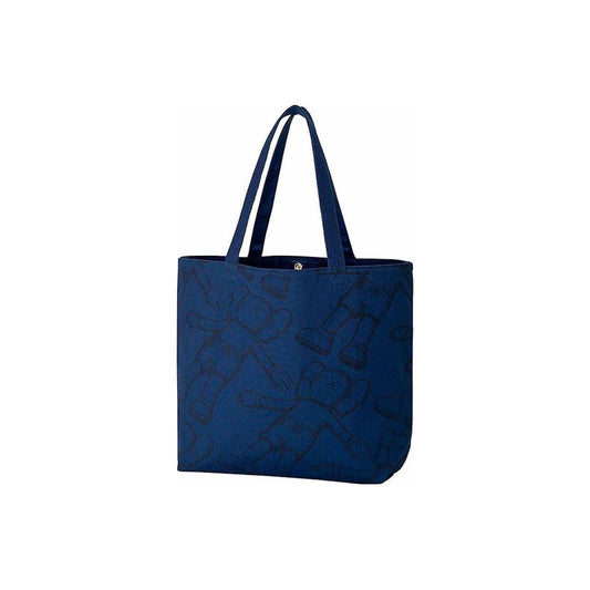 KAWS Uniqlo Navy Blue Tote Bag