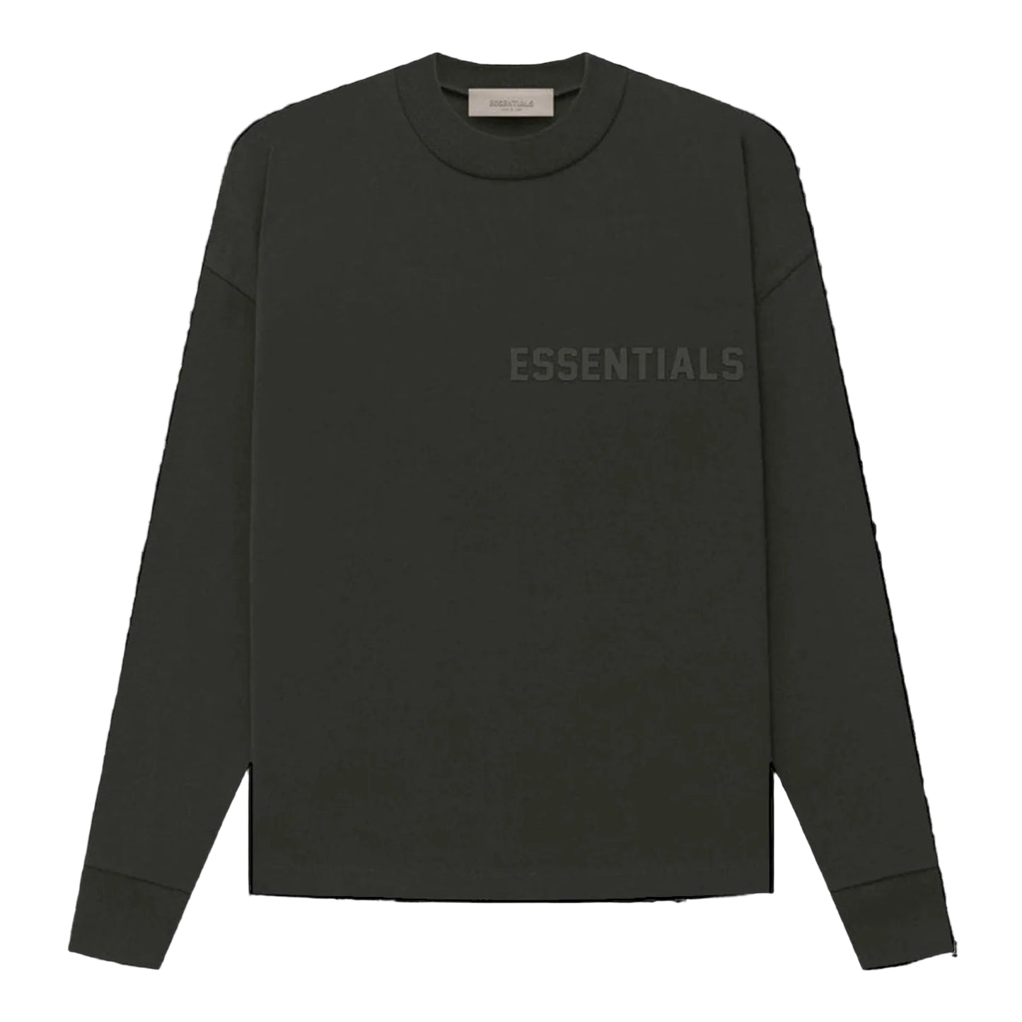 Essentials Long Sleeve - Off-Black