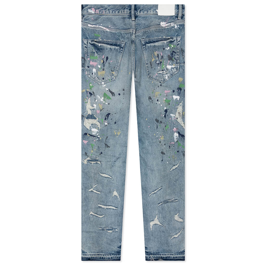 Purple Brand Heavy Repairs And Paint Jeans Light Indigo