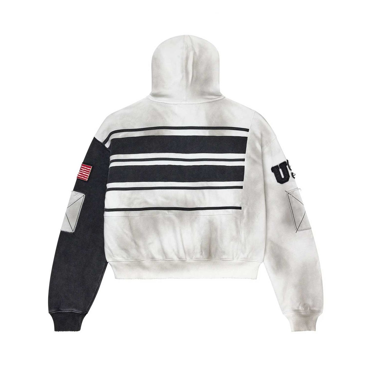 Vale Forever Vale Forever Collage Zip Up Hoodie Oreo