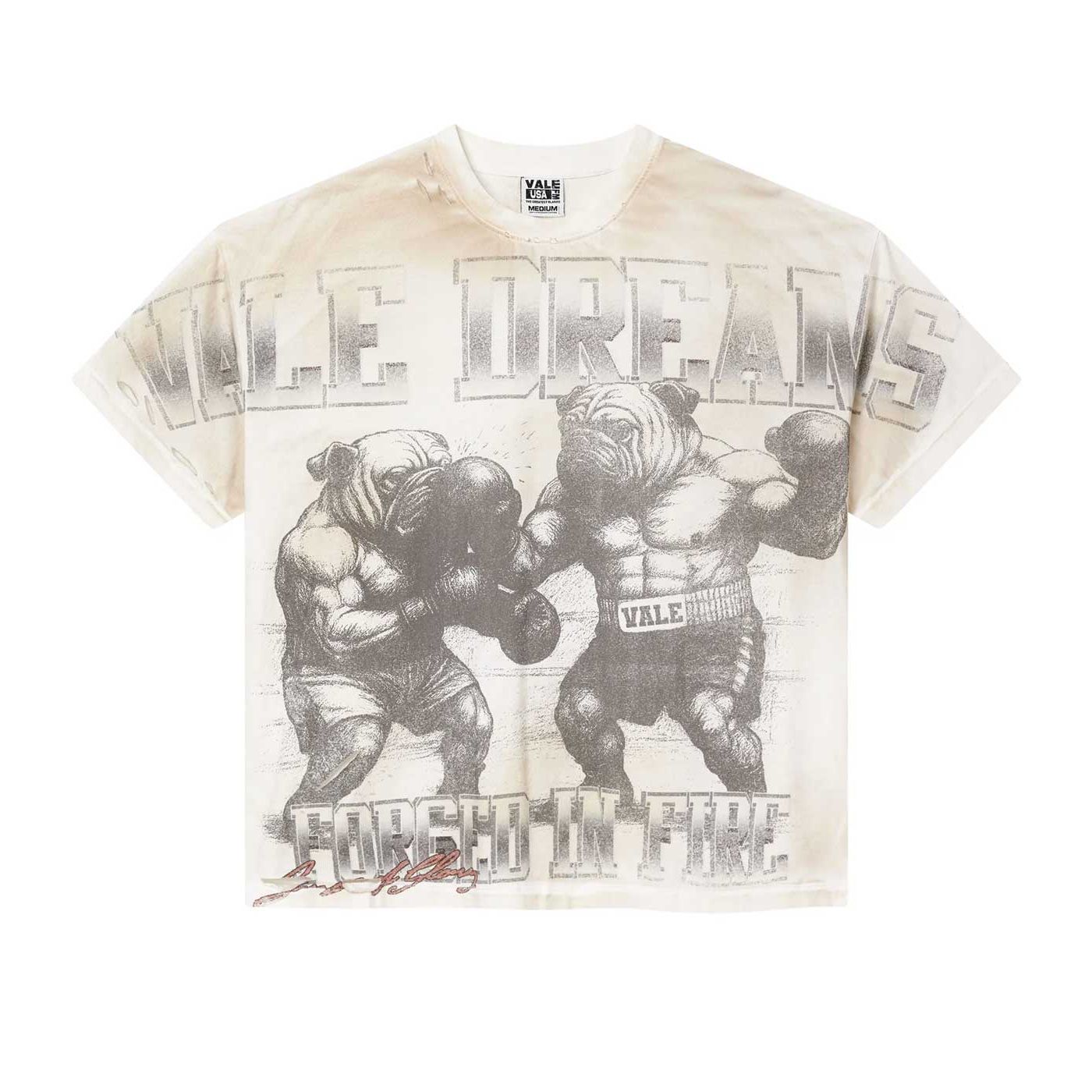 Vale Forever Forged Big Tee Off White - S