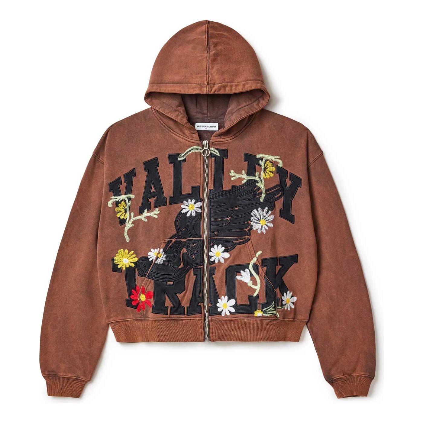 Vale Harmony Garden Brown Zip Up