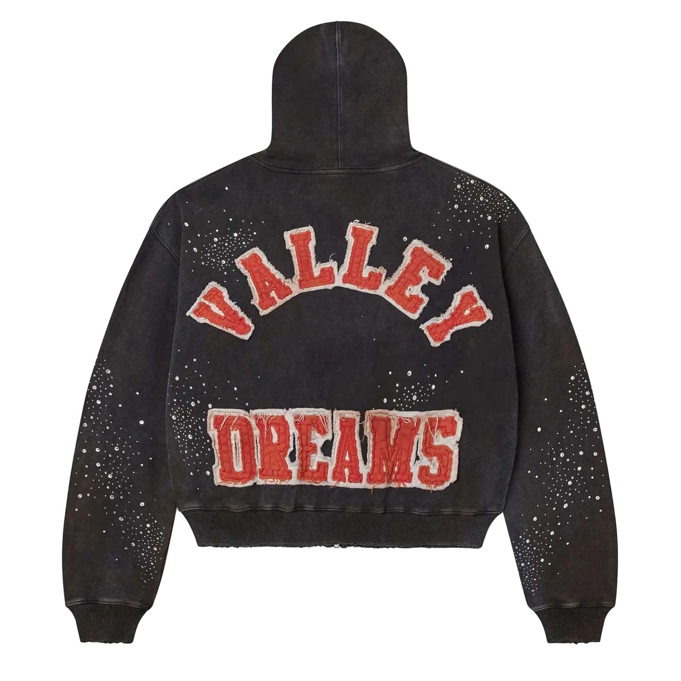 Vale Forever Pluto Clustered Zip Up Hoodie - Black