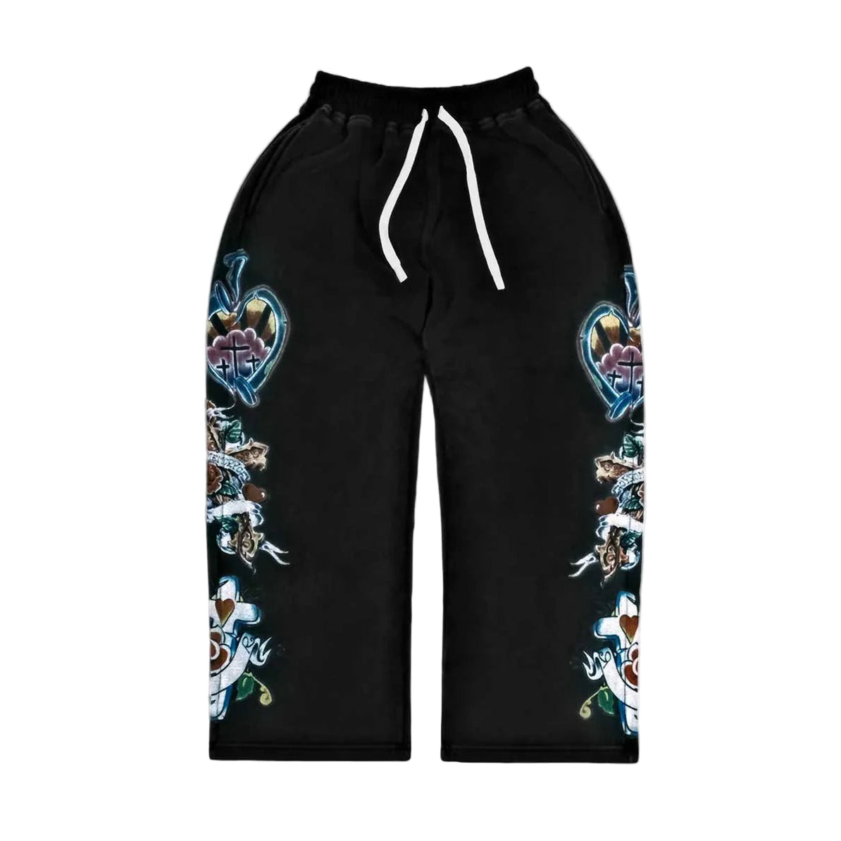 We Are Righteous "Risen King" Sweatpants - Black