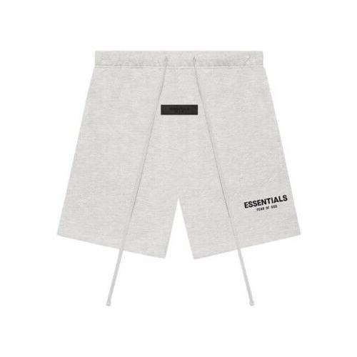 Essentials Light Oatmeal Sweat-shorts
