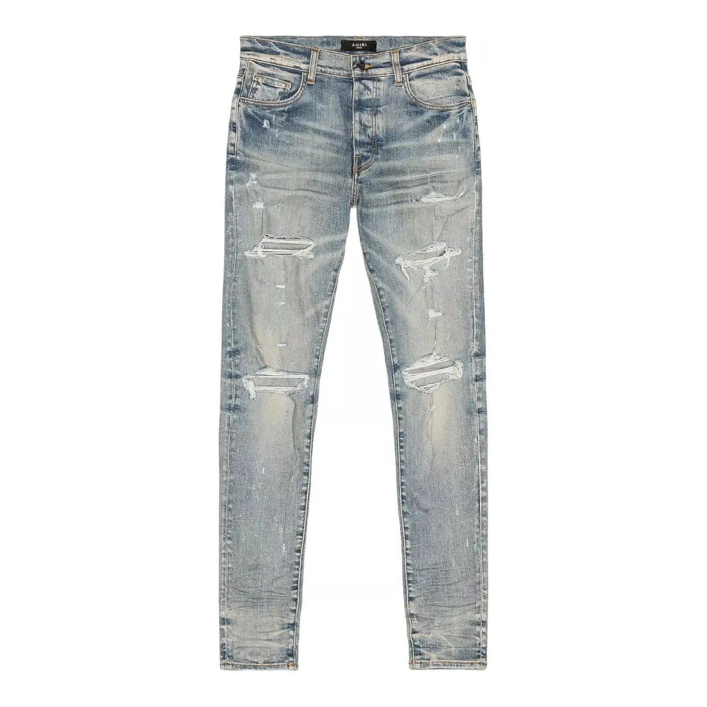 Amiri MX1 Denim Thrasher Plus Denim Jeans