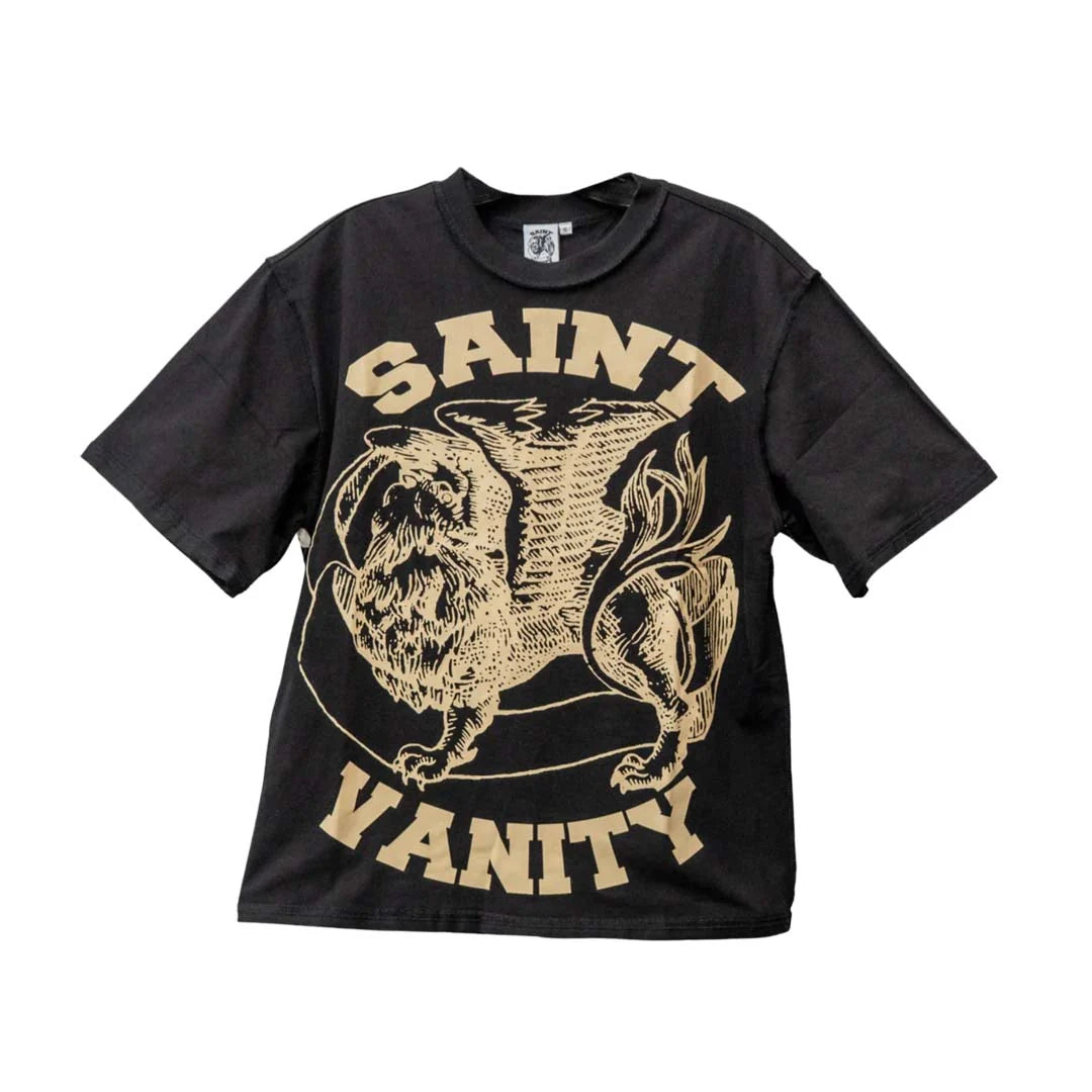 Saint Vanity Griffin Tee Black/Cream