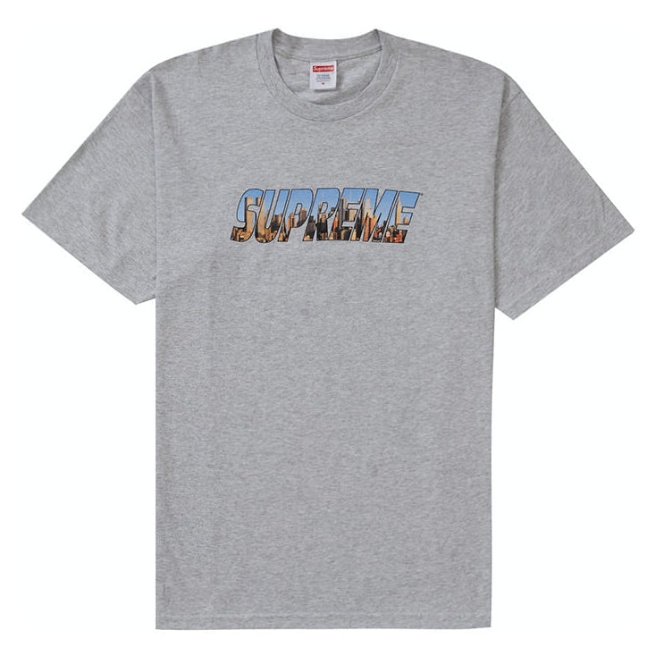 Supreme Gotham City T Shirt- Grey