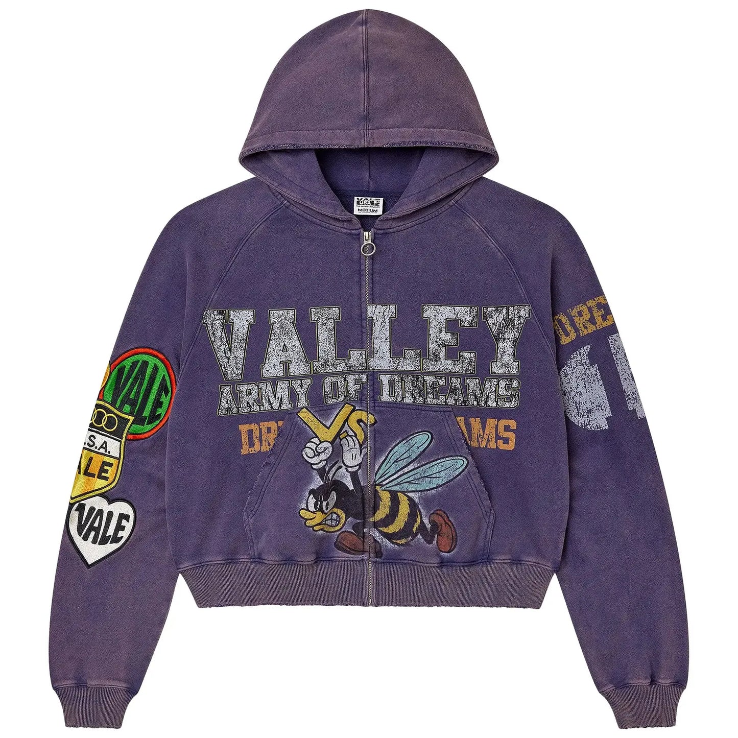 Vale Army Zip - Purple