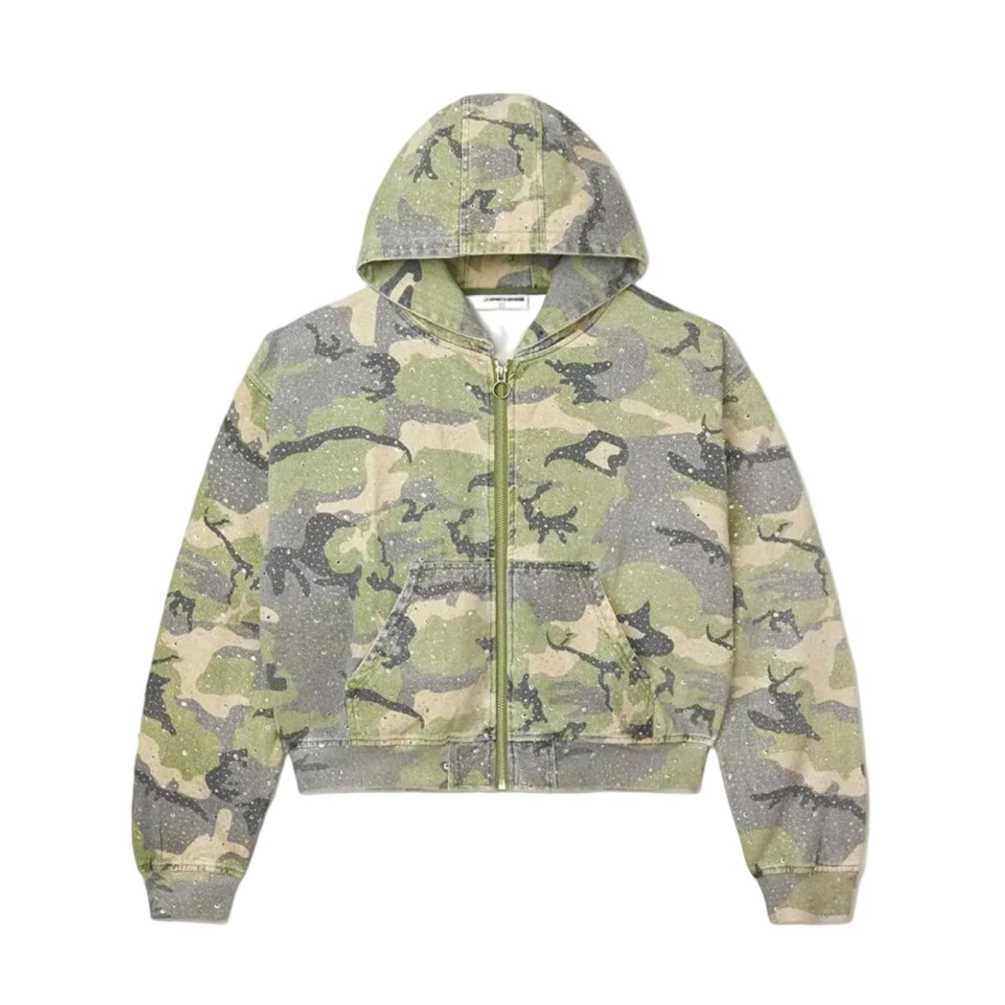 Vale Crystal Camo Zip-Up