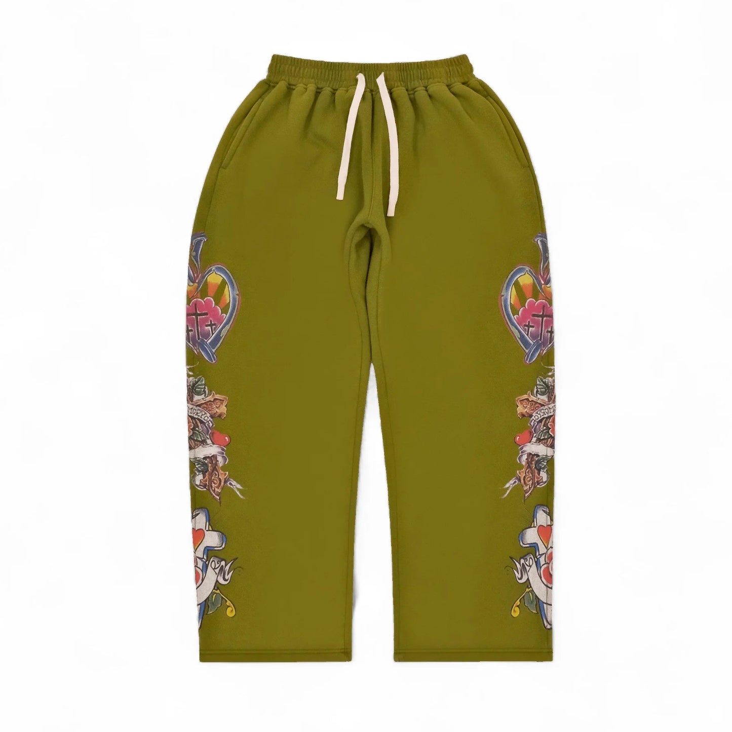We Are Righteous "Risen King" Sweatpants - Moss
