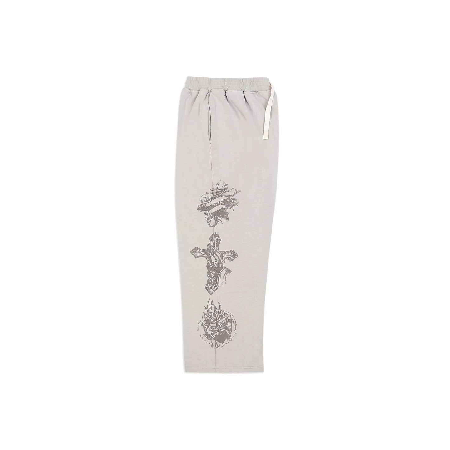 We Are Righteous "Tatted Believer" Sweatpants - Grey