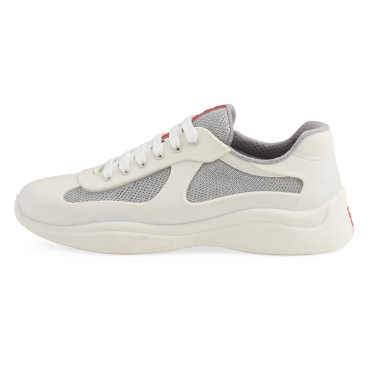 Prada White Rubber American Cups - Sz 41