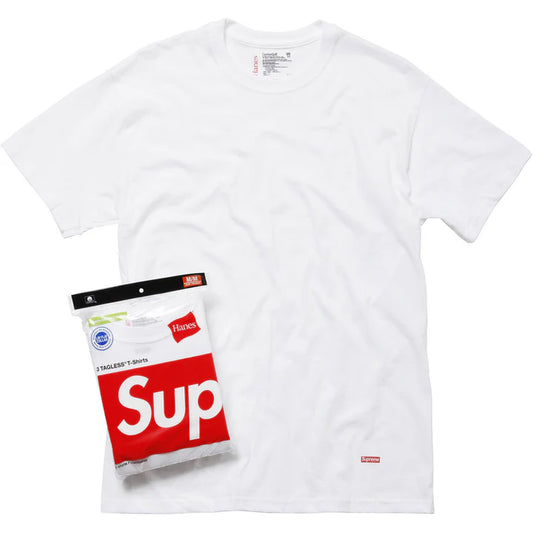 Supreme Hanes Tagless Tees (3 Pack) - White
