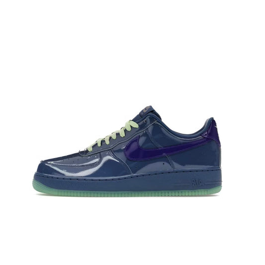 Nike Air Force 1 Low Patent Leather Mystic Navy Grape Ice - Sz 10.5