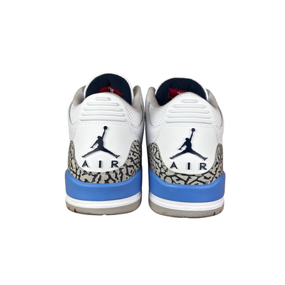 Used Jordan 3 UNC - Sz 9.5
