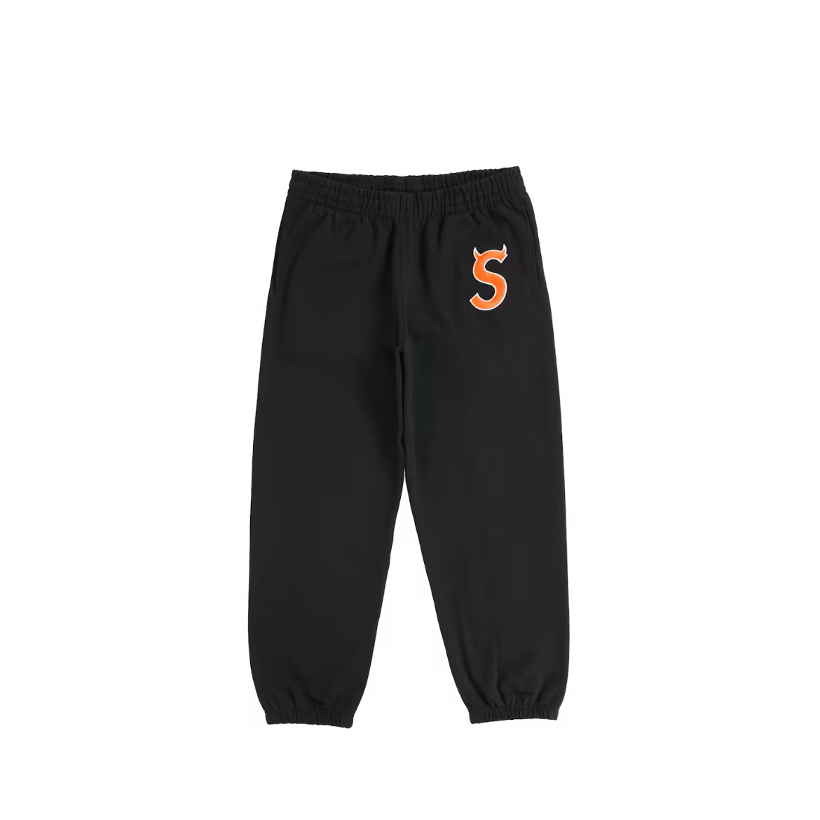 Supreme S Devil Logo Zip Up Fit - Black