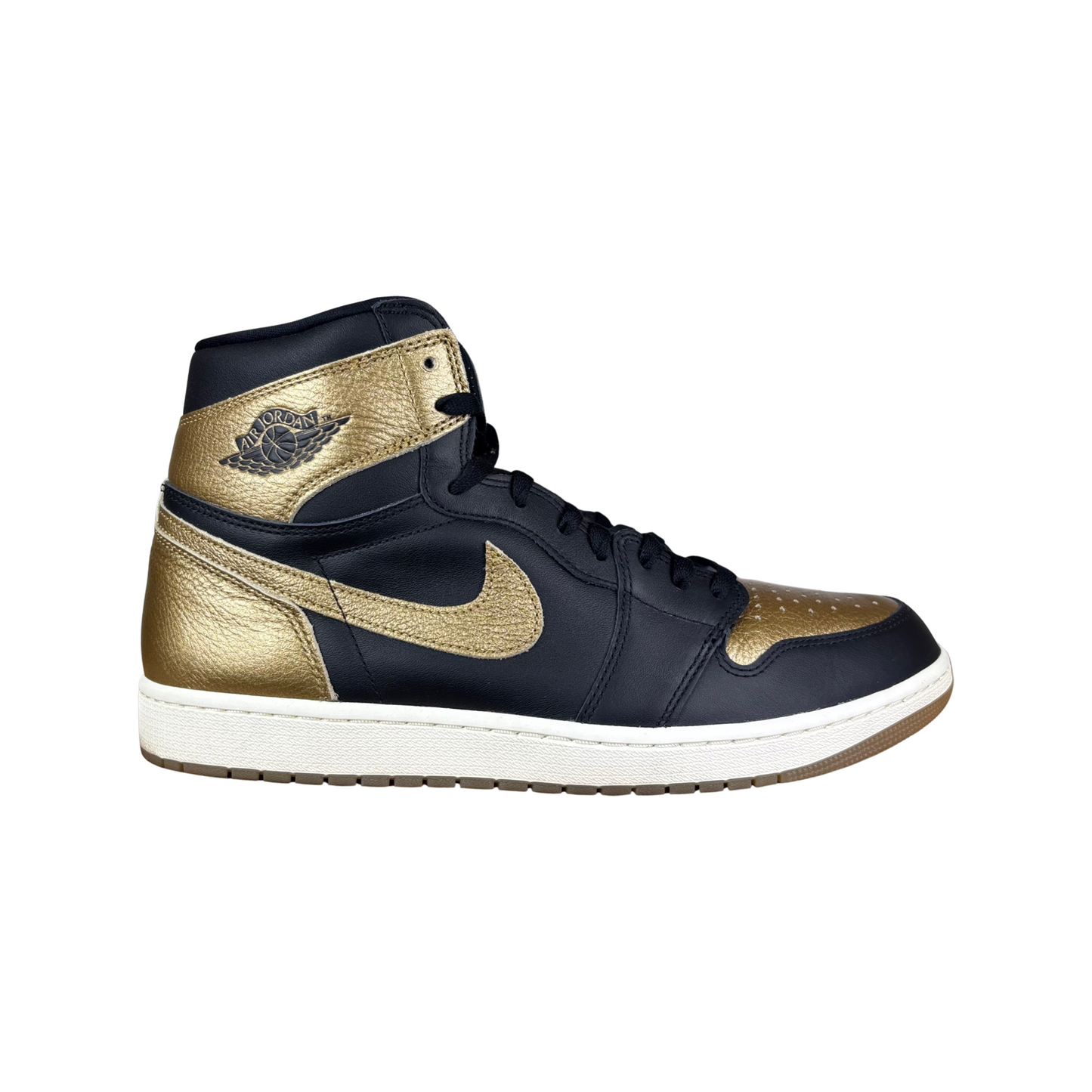 Used Jordan 1 Black and Gold - Sz 13