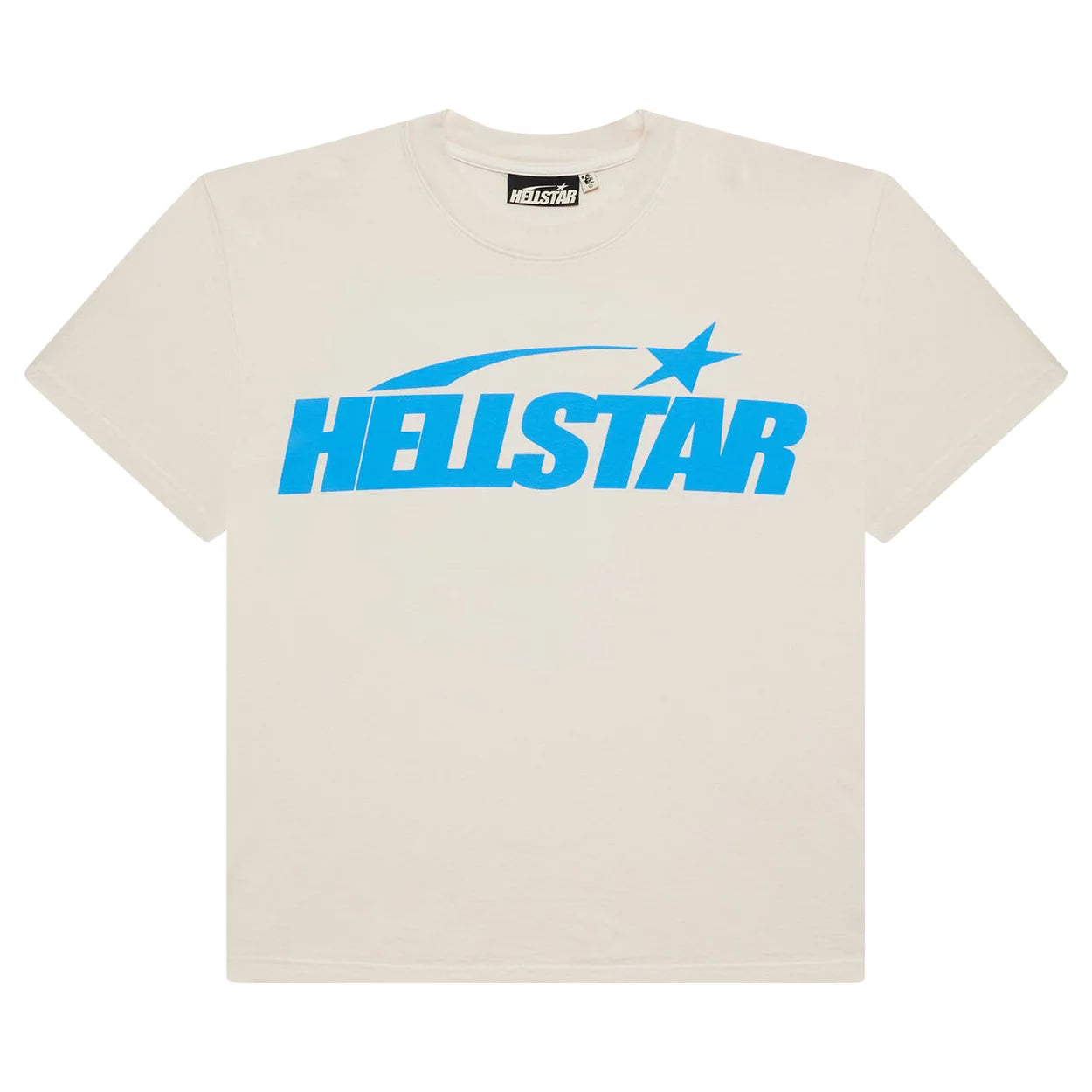 Hellstar T-shirt Classic logo White/blue