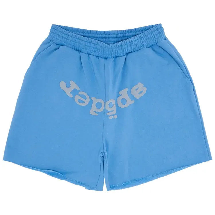 Sp5der Dusty Blue Shorts - Sz S