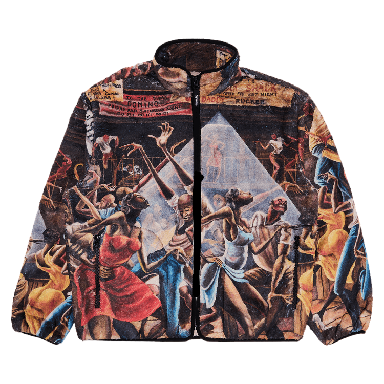 Supreme Ernie Barnes Fleece Jacket - Sz M