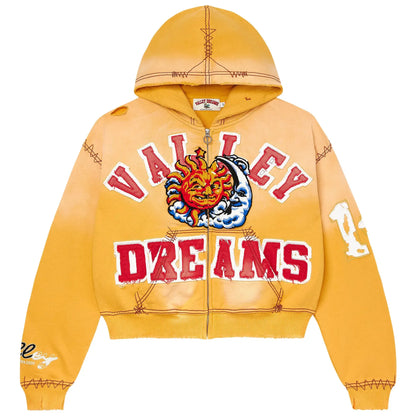 Vale Forever Sunny Zip Up Yellow