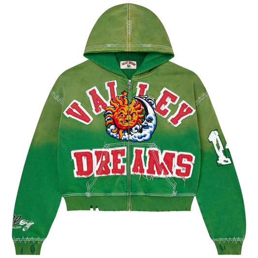 Vale Forever Sunny Zip Up Green