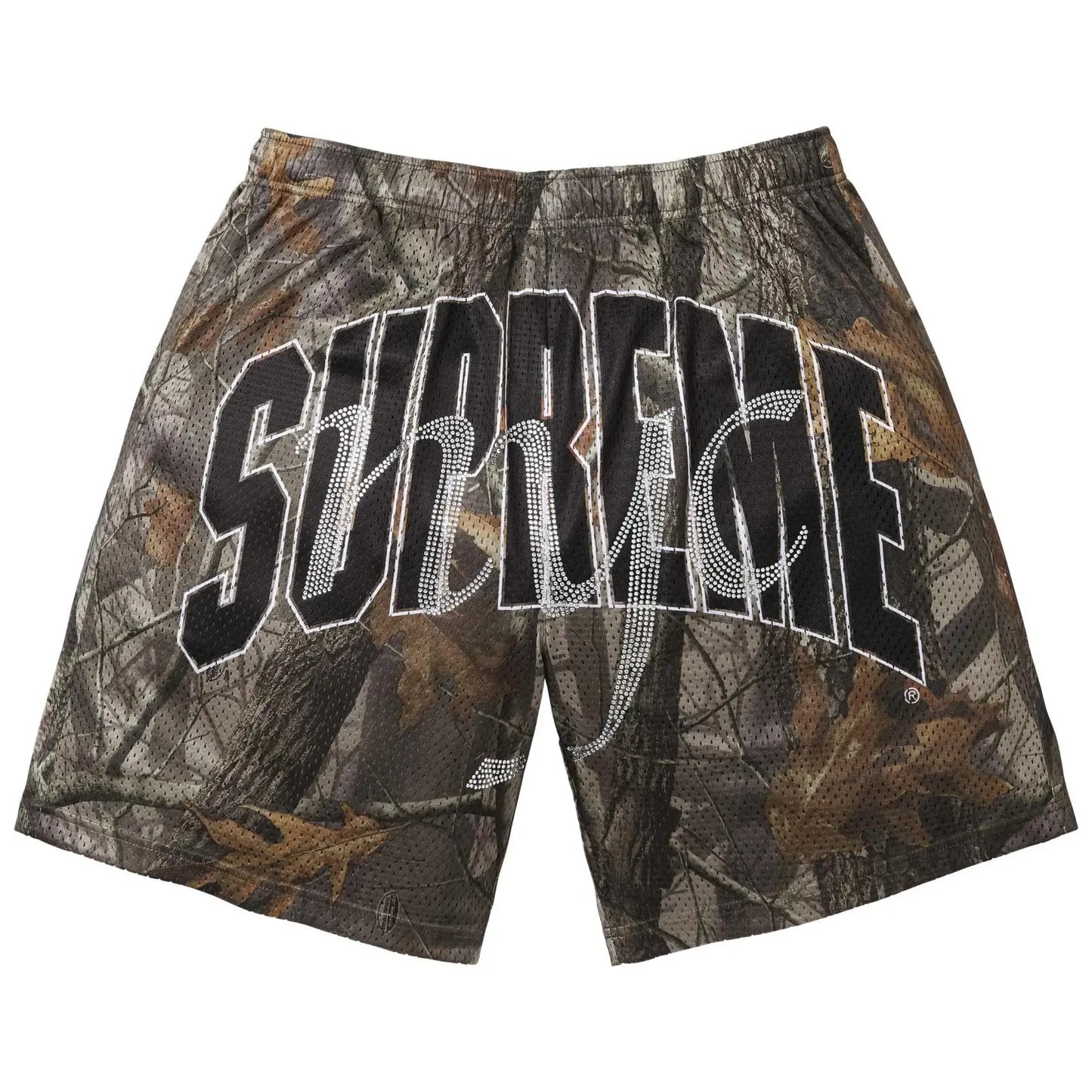 Supreme Rhinestone Mesh Shorts - Sz S