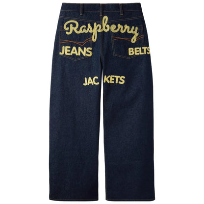 GV Gallery Raspberry Hills Belt Jeans Indigo - Sz M