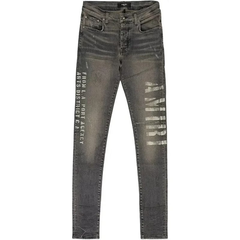 Amiri Denim Military Stencil
