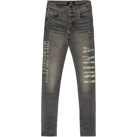 Amiri Denim Military Stencil