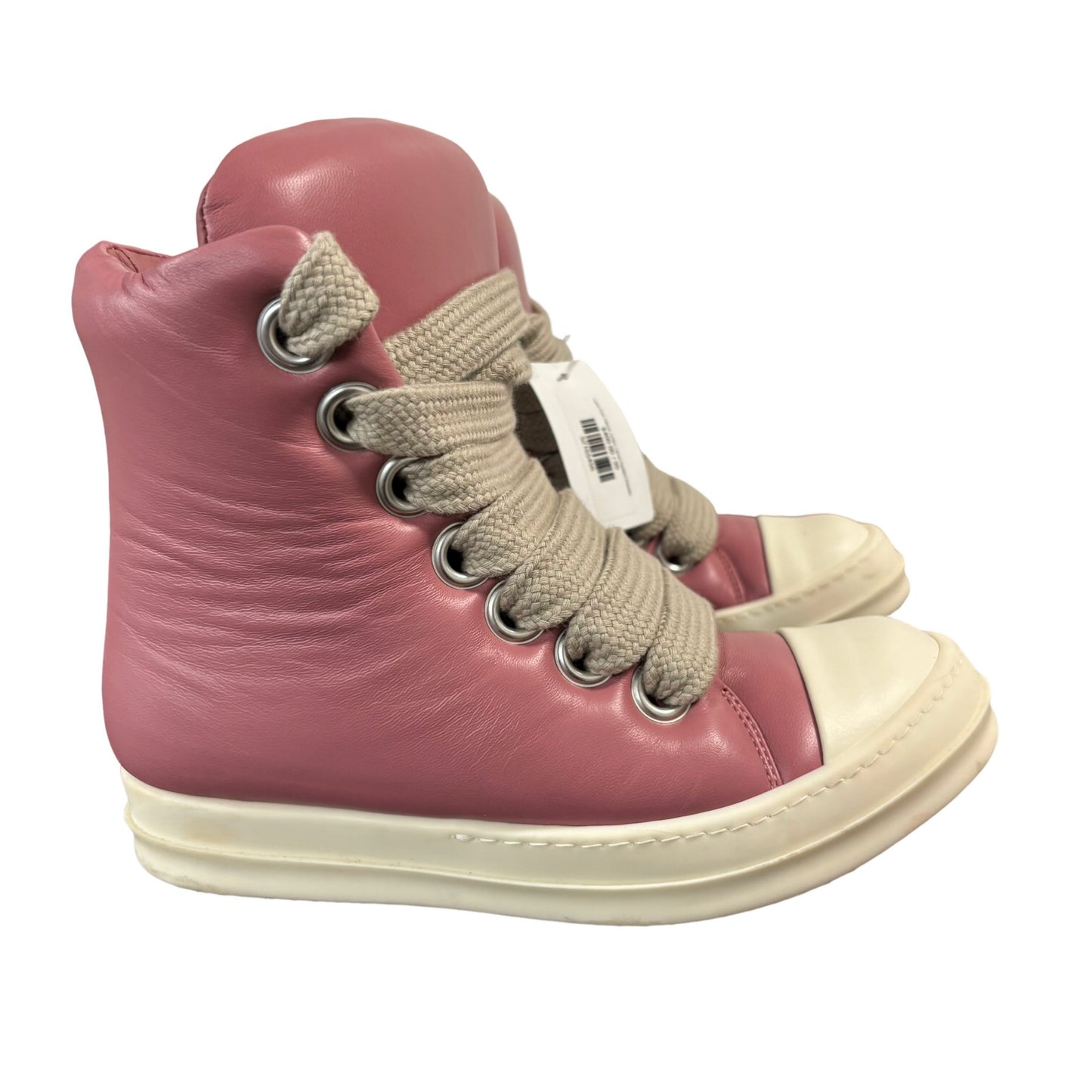 Used Rick Owens Jumbo Laced Padded Sneakers - Sz 39