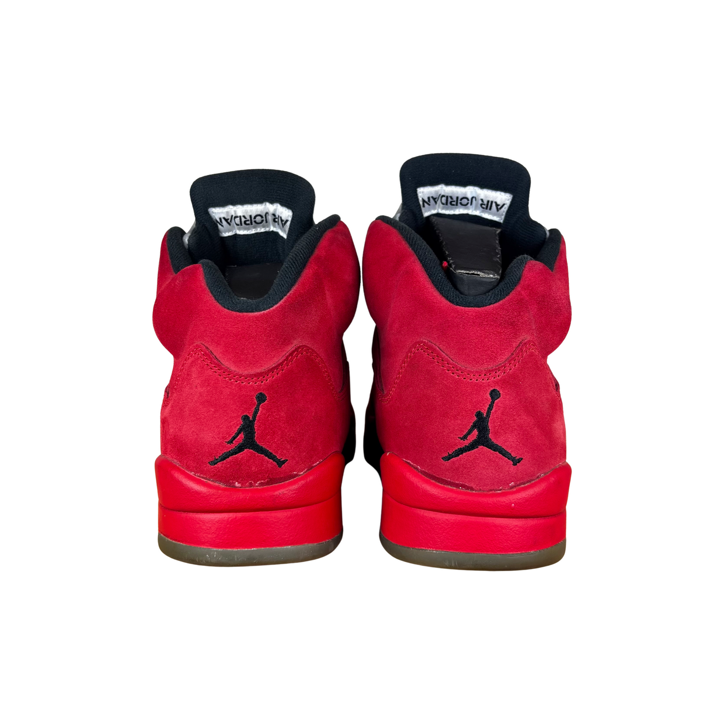 Used Jordan 5 Red Suede - Sz 9.5
