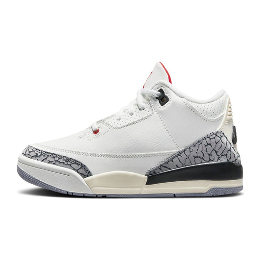 Jordan 3 White Cement PS - Sz 1Y