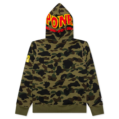 Bape Camo Shark Hoodie - Green