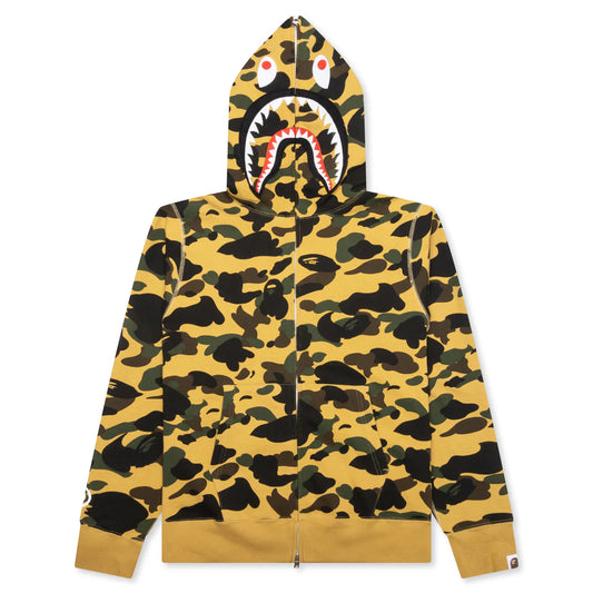 Bape Camo Shark Hoodie - Yellow