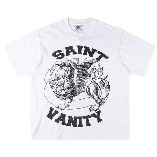 Saint Vanity Griffin Tee White/Black