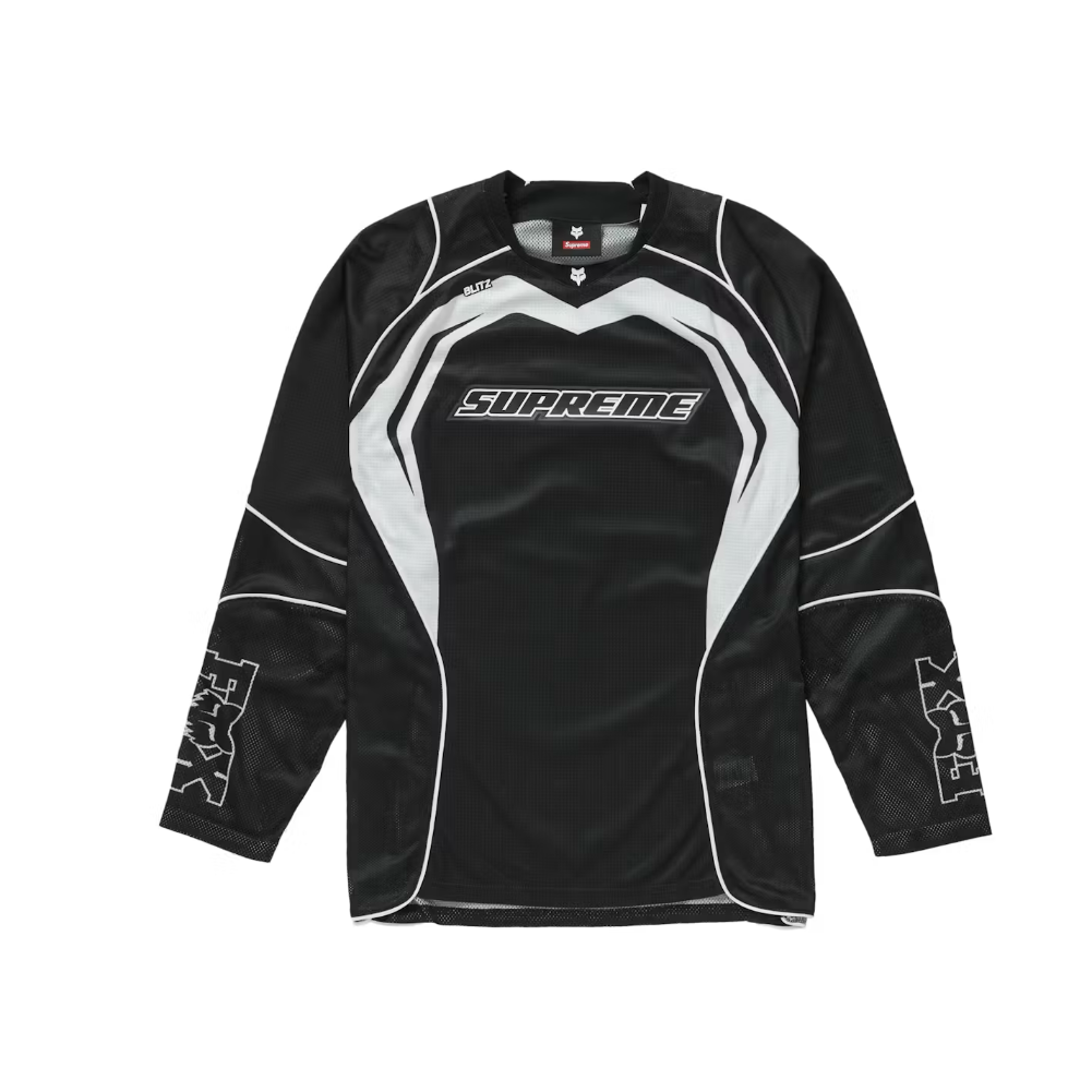 Supreme Fox Racing L/S Top Black - Sz S