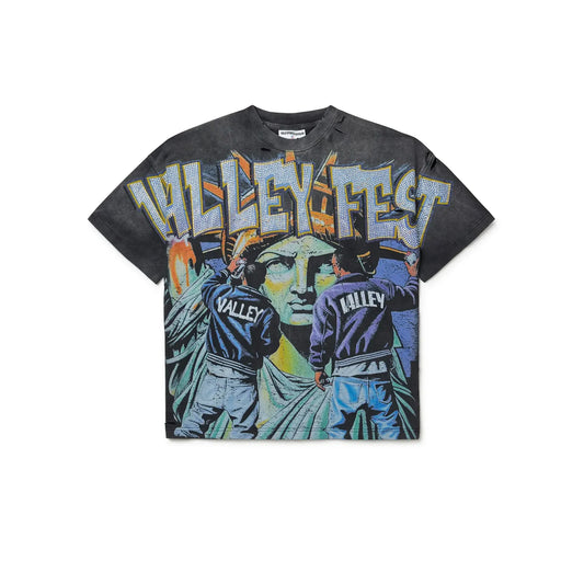 Vale Forever Vale Forever Bling Graffiti Tee Black