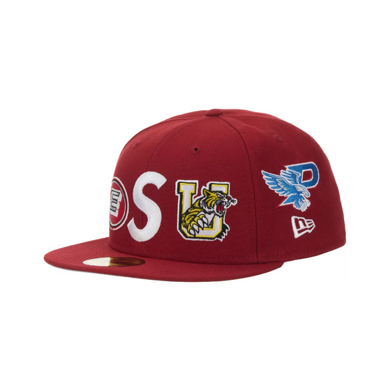 Supreme Mascots S Logo New Era 59Fifty Fitted Cap Red