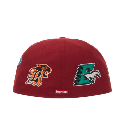 Supreme Mascots S Logo New Era 59Fifty Fitted Cap Red