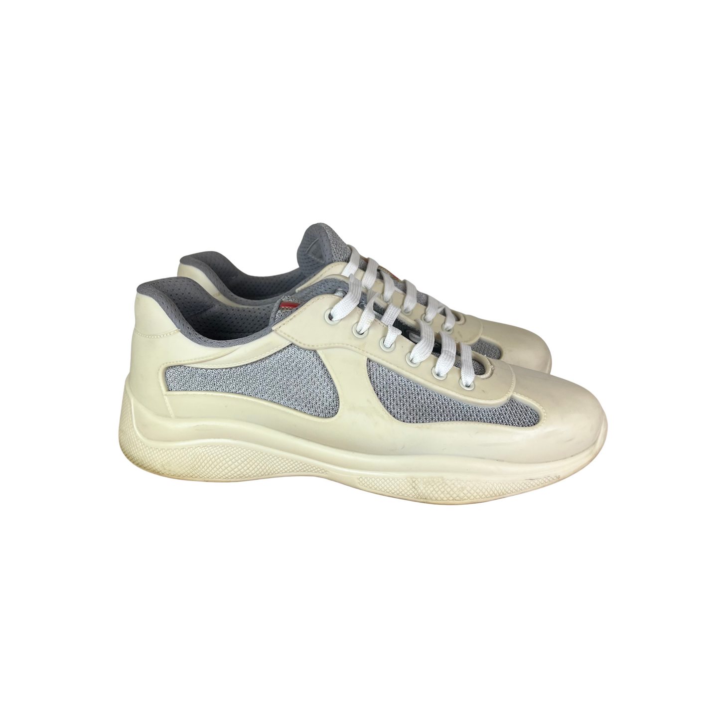 Used Prada America Cups Sneaker Cream - Sz 9