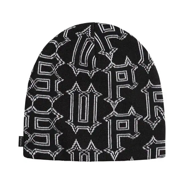 Supreme spike beanie - black