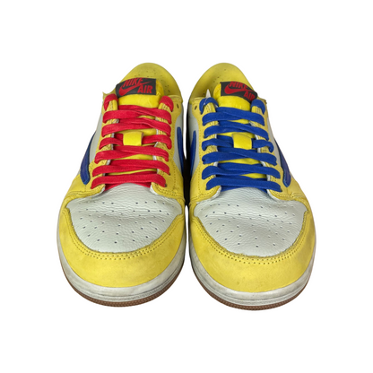 Used Jordan 1 Low Travis Canary - Sz 8W/6.5M
